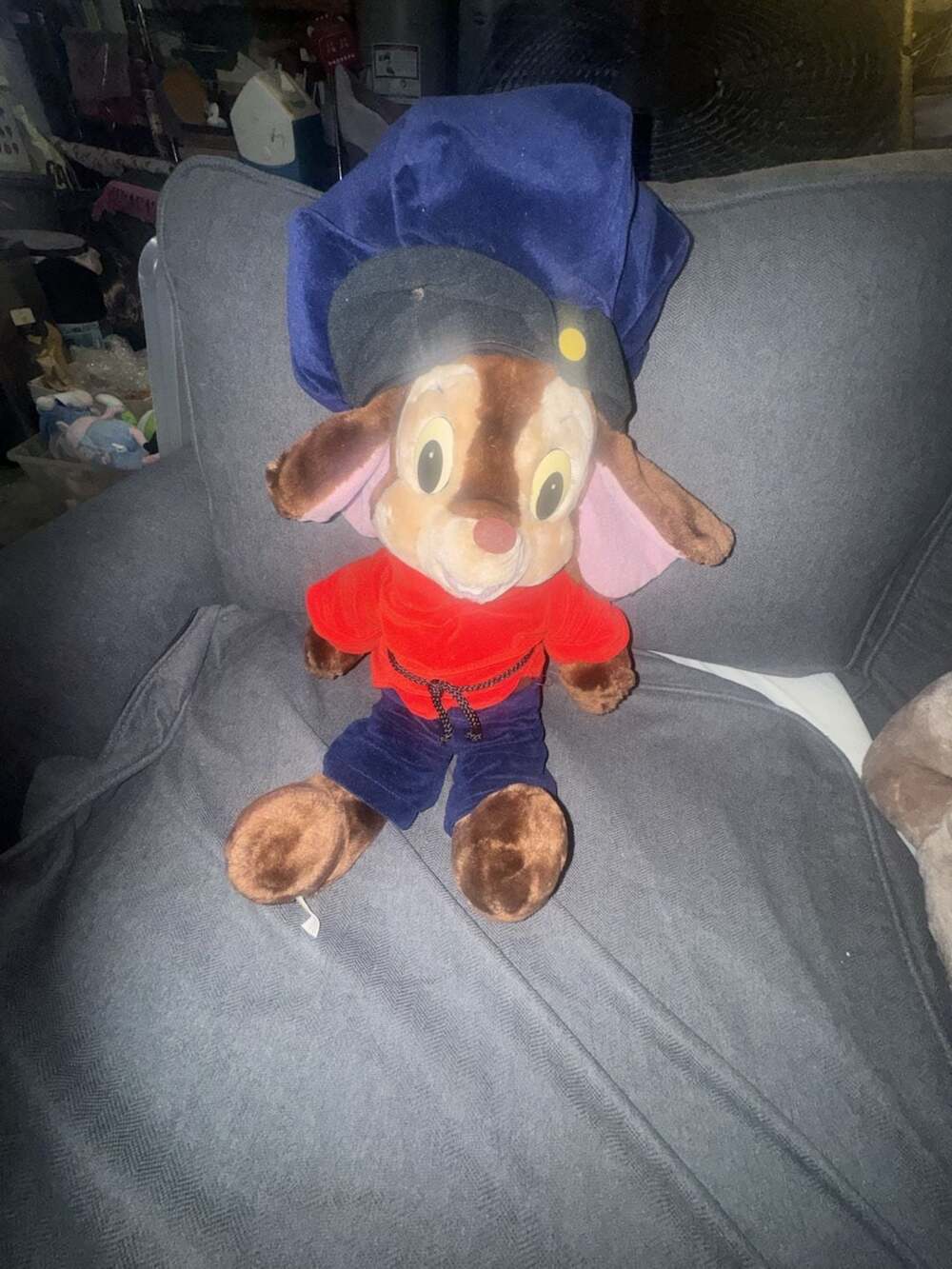 1986 FIEVEL An American Tail 22" Plush Mouse SEARS Caltoy VTG